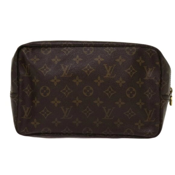 LOUIS VUITTON Monogram Trousse Toilette 28 Clutch Bag M47522 LV Auth 69810 - Picture 1 of 16